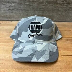 Napa Hat Cap Snapback Gray Cracked Camo Hunting Outdoors